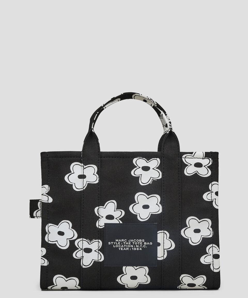Marc Jacobs Bolsa tote negra Medium The Daysi Canvas estampada Mujer Outlet