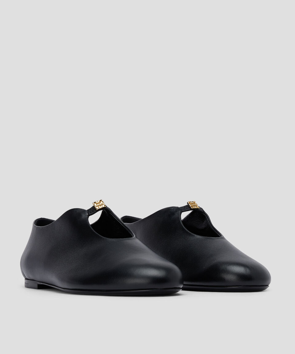 Givenchy Flats 4G Liquid en piel Mujer Gran oferta