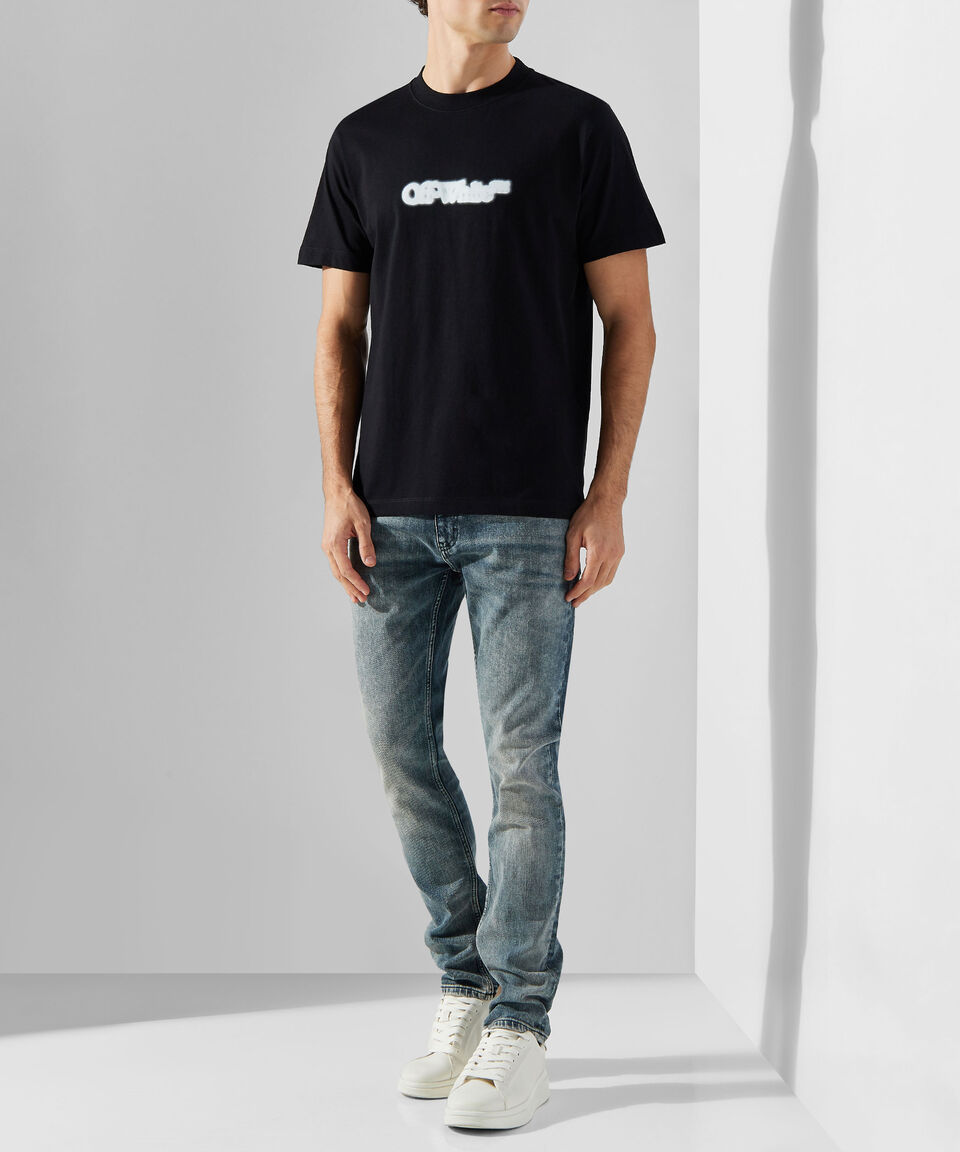 Off-White Playera cuello redondo manga corta estampada Hombre Ventas relámpago