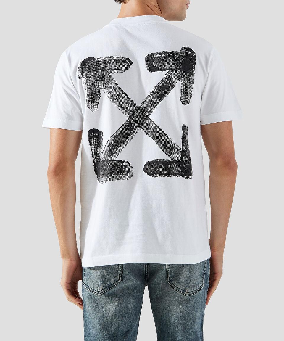 Off-White Playera cuello redondo manga corta Hombre Descuento