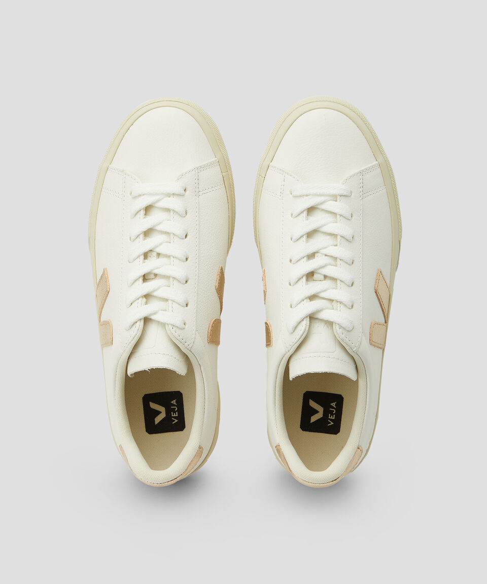 Veja Tenis casuales con plataforma Campo en piel Mujer ÚLTIMAS EDICIONES