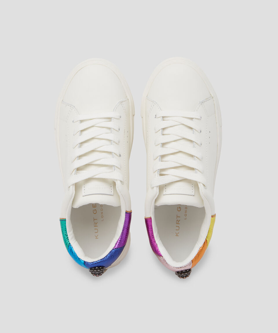 Kurt Geiger Tenis casuales en piel blanca Mujer Promoción trimestral