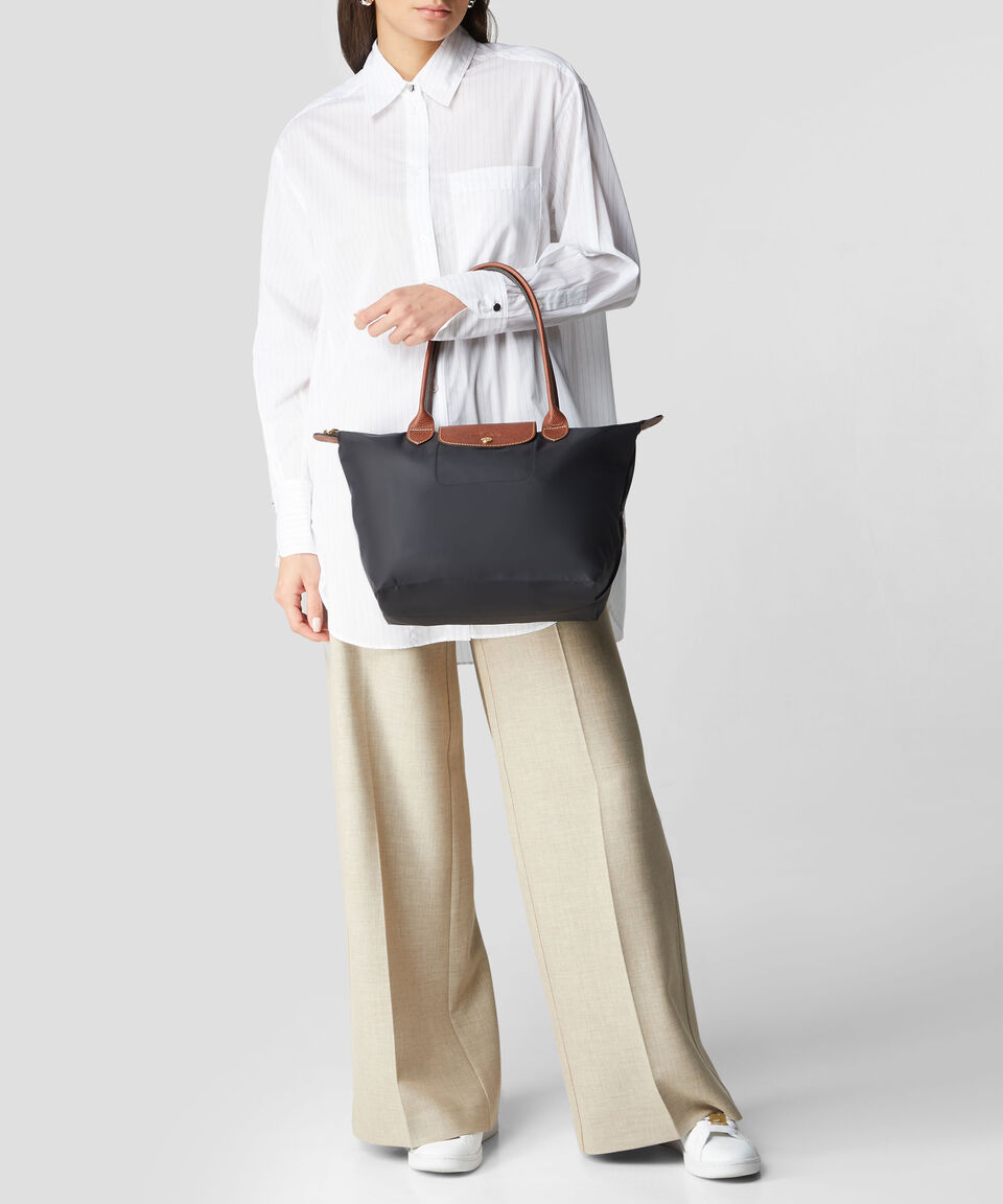 Longchamp Bolsa Tote Le Pliage negra Mujer Precios de Black Friday