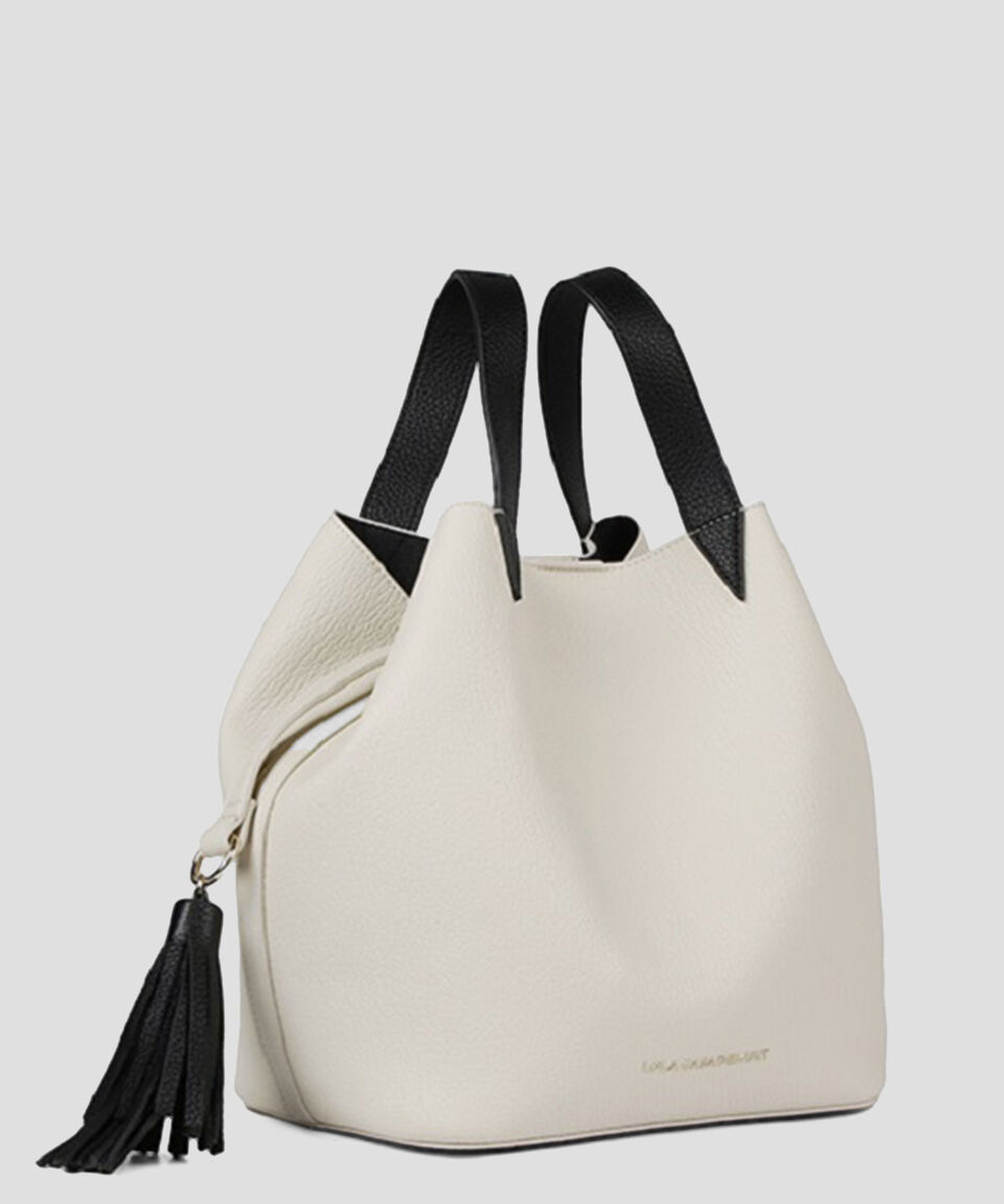 Lola Casademunt Bolsa Tote en Piel con logo Mujer Outlet online