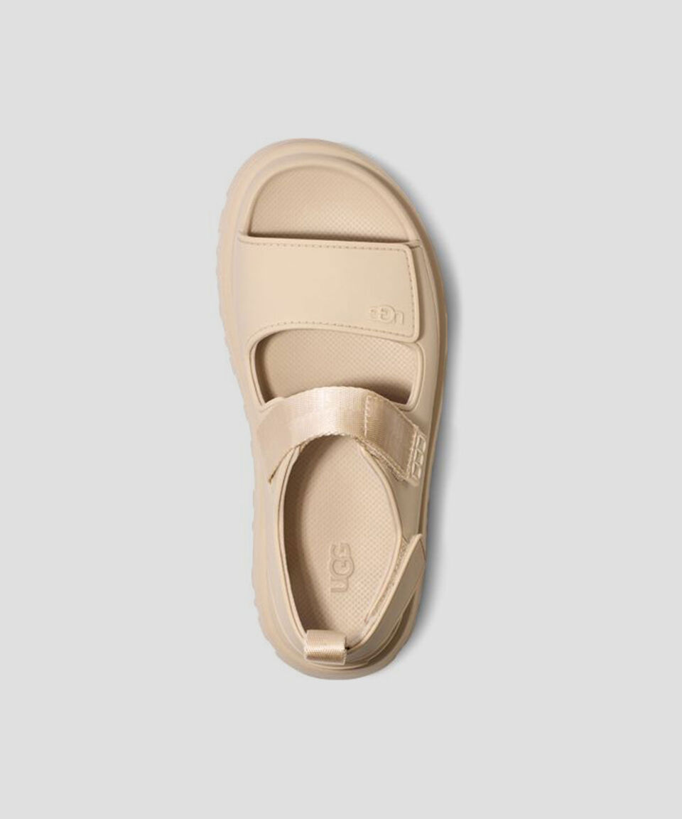 Ugg Sandalias con tacón bajo de plataforma Goldengl Mujer Ventas relámpago