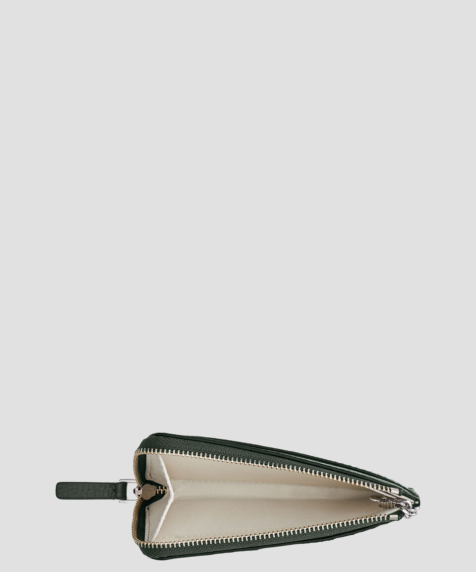 Marc Jacobs Cartera verde en piel The Leather granulada Mujer Mejor oferta