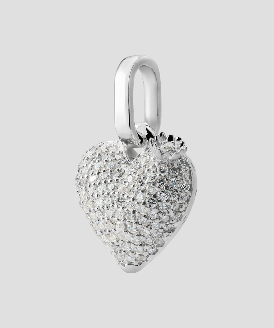 Tane Charm Corazón en Plata .925 con Diamantes Unisex Últimos 2 días