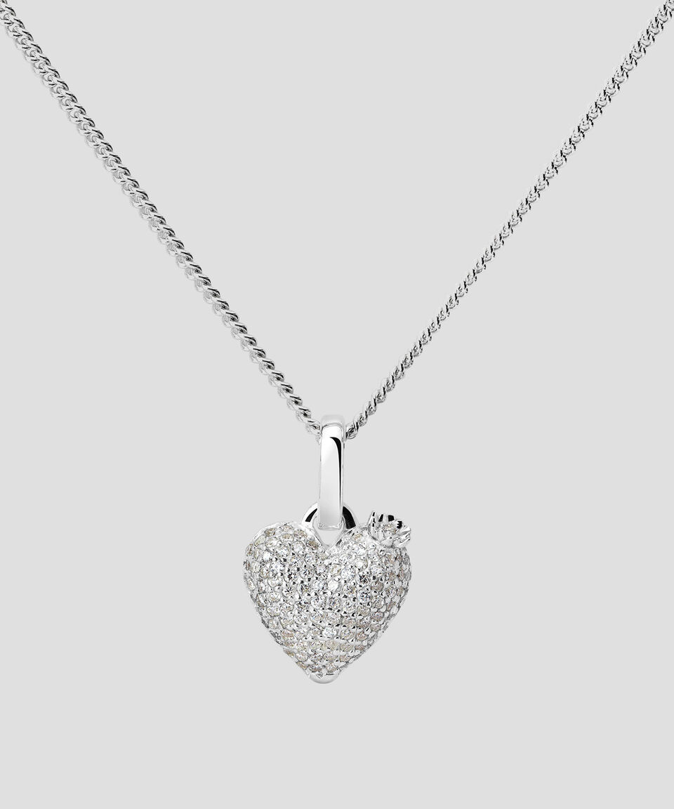Tane Charm Corazón en Plata .925 con Diamantes Unisex Últimos 2 días