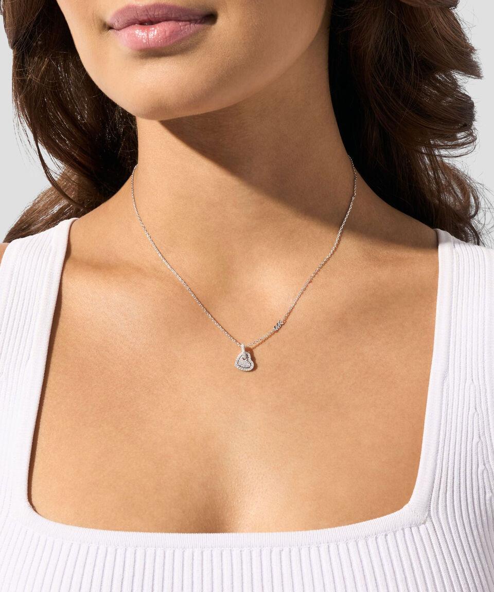Michael Kors Collar en plata Kors Love Mujer Promoción por tiempo limitado
