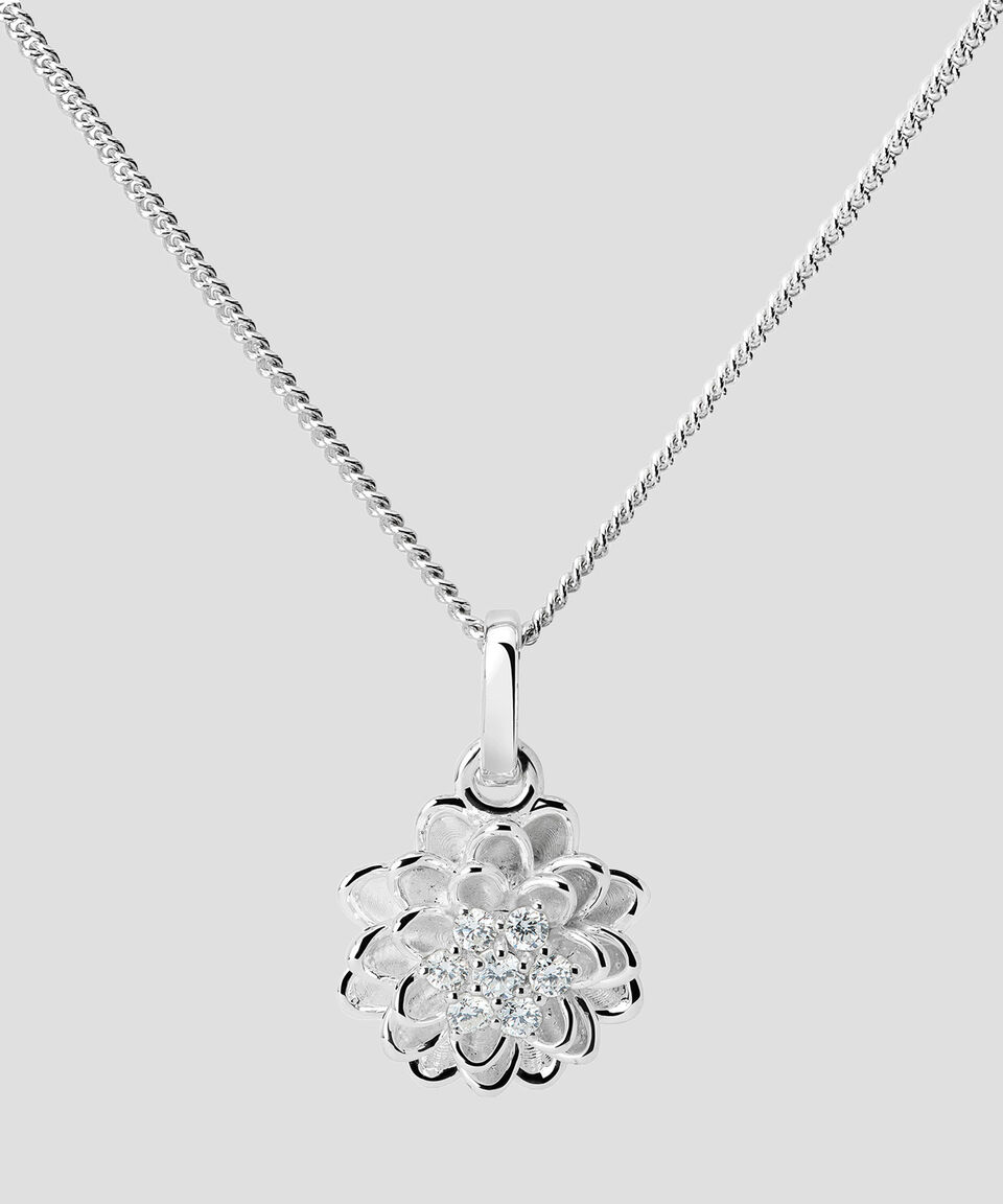 Tane Charm Dalia en Plata .925 con Diamantes Unisex Liquidación