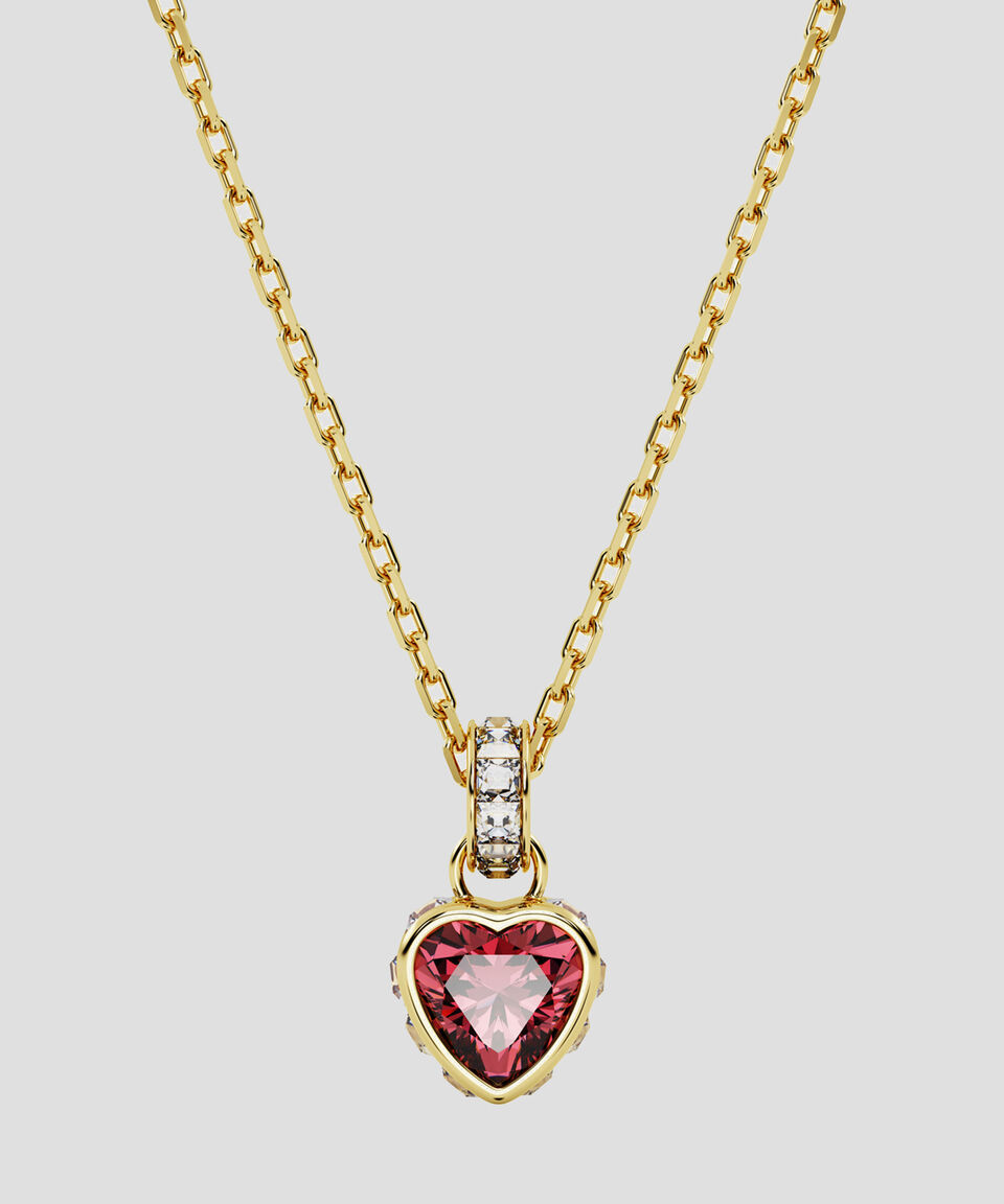 Swarovski Collar con dije en forma de corazón y cristal Stilla Mujer