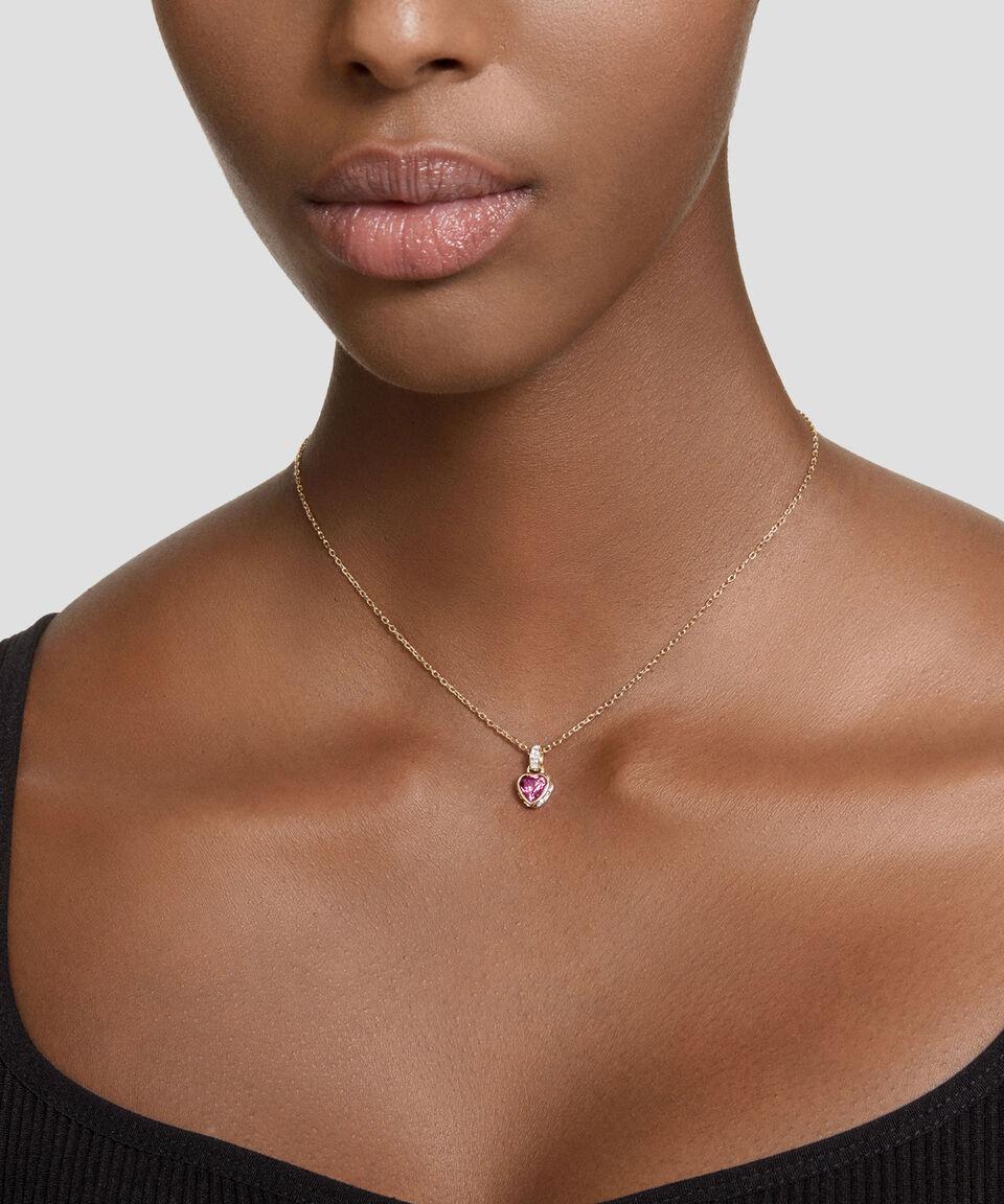 Swarovski Collar con dije en forma de corazón y cristal Stilla Mujer Ofertas de temporada