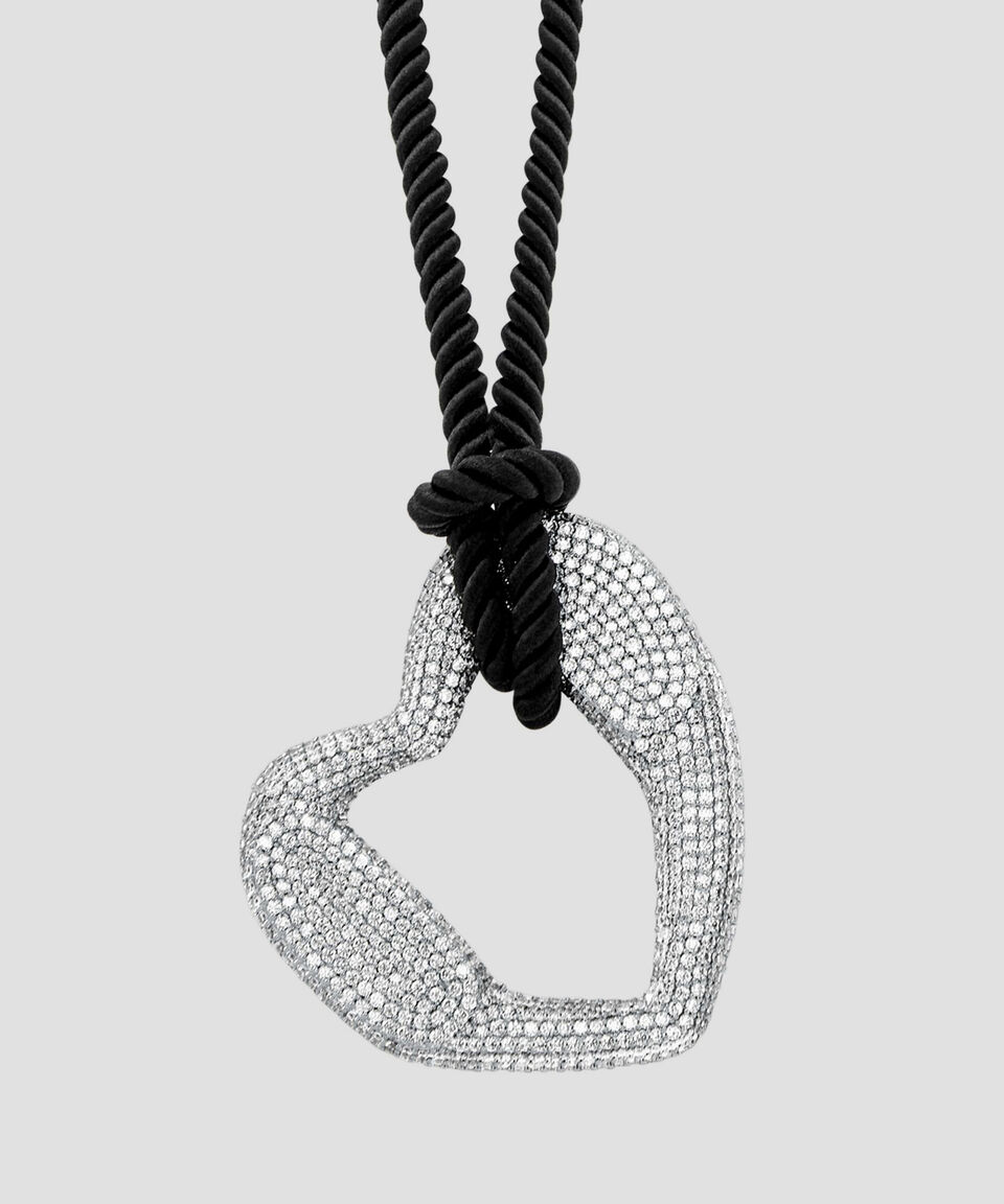 Michael Kors Collar con dije de corazón Kors Love Mujer