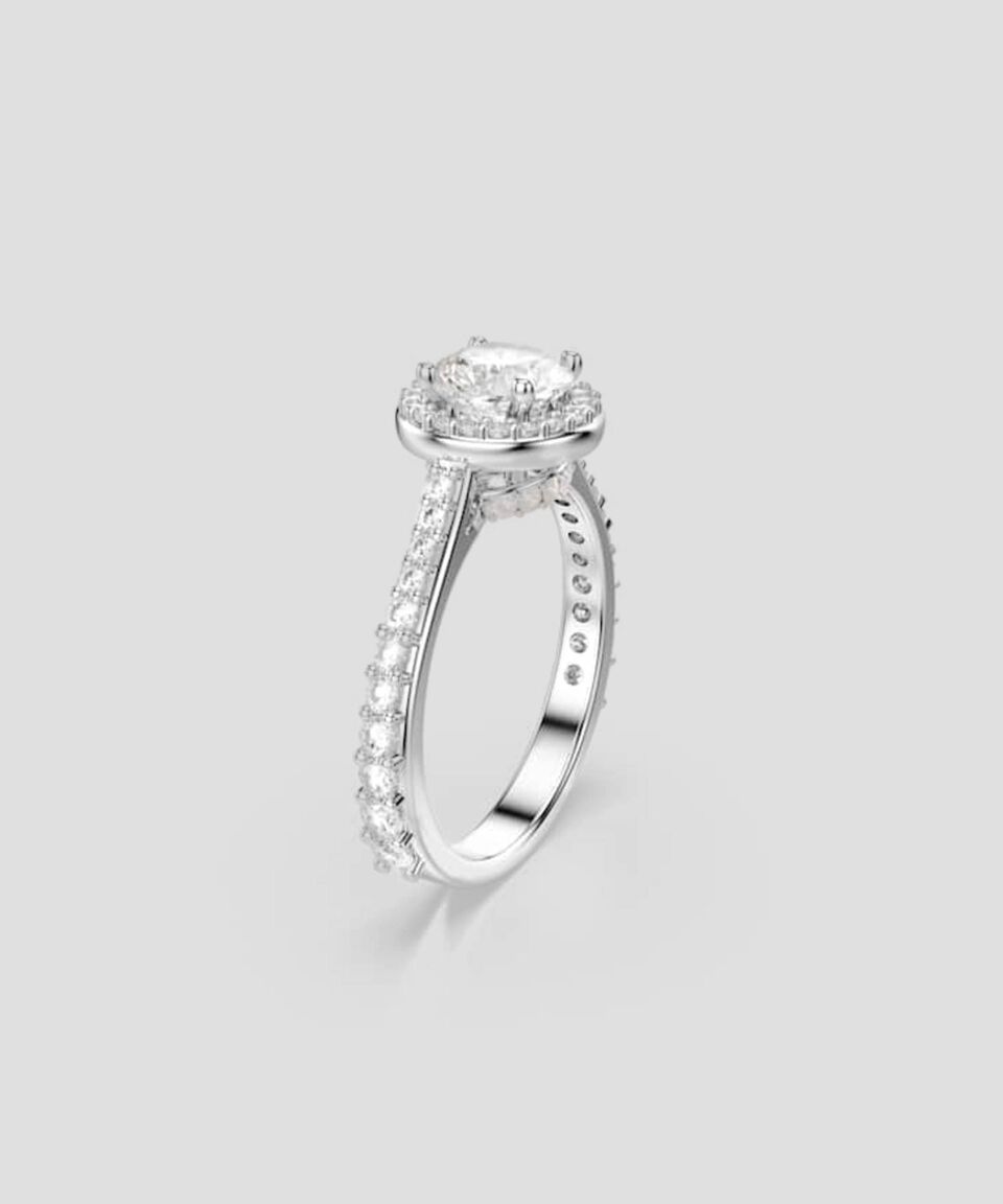 Swarovski Anillo de cóctel Una Angelic con cristales Unisex En oferta