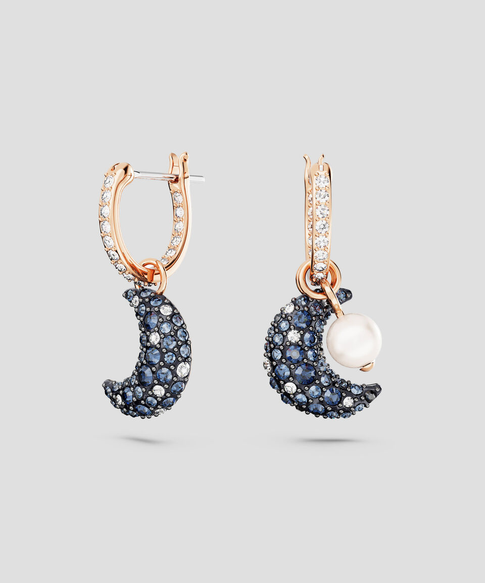 Swarovski Pendientes con motivo de luna y cristales Luna Mujer Tienda