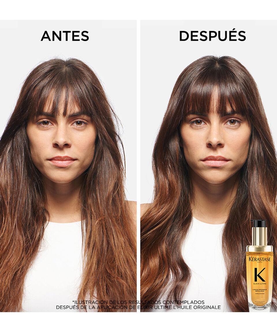 Kérastase Aceite Capilar Recargable e Hidratante “Elixir Ultime” L’Huile Originale Refillable 75 ml Promoción por tiempo limitado
