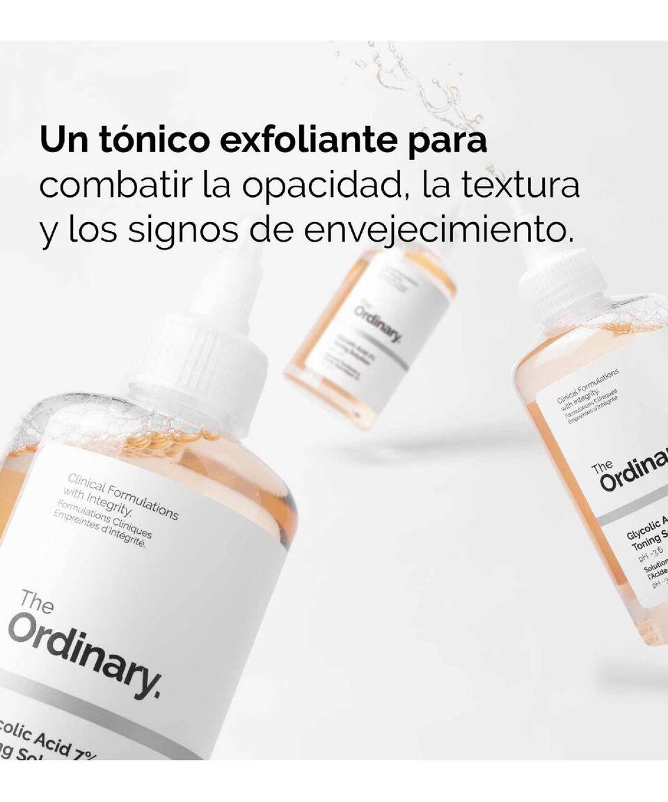 The Ordinary Glycolic Acid 7% Exfoliating Toner (Tónico Exfoliante con Ácido Glicólico) 240 ml Los más vendidos