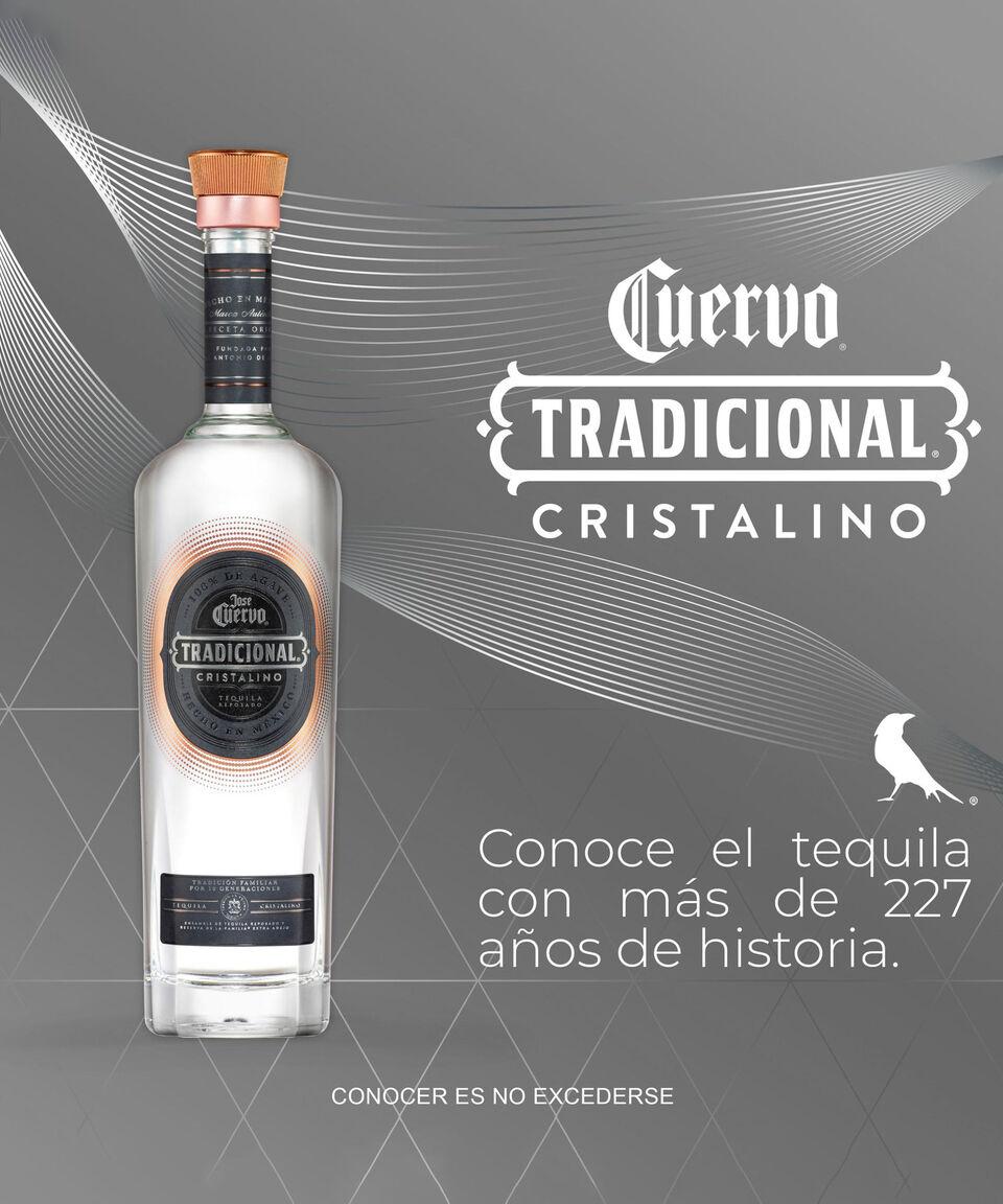 José Cuervo Tequila Tradicional Cristalino 750 ml COMPRAR AHORA
