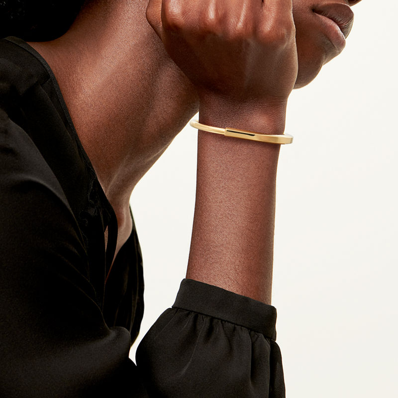 Tiffany & Co. Tiffany Lock Brazalete de oro amarillo Rebajas top