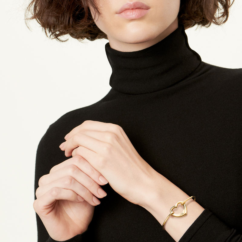 Tiffany & Co. Elsa Peretti® Brazalete Open Heart de oro amarillo ÚLTIMAS EDICIONES