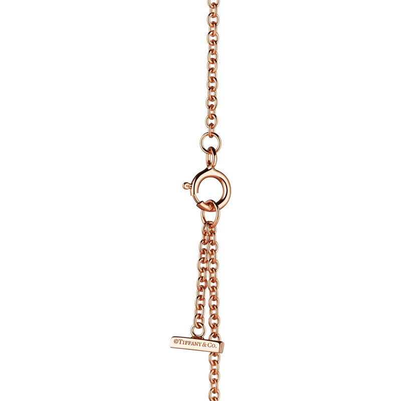 Tiffany & Co. Tiffany T Pulsera Smile de oro rosa con diamantes Promoción por tiempo limitado
