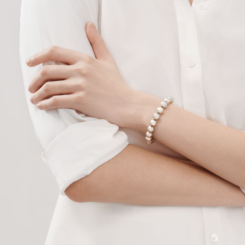 Tiffany & Co. Tiffany HardWear Pulsera de esferas en plata 10 mm Solo hoy