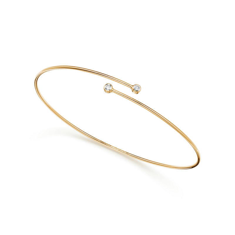 Tiffany & Co. Elsa Peretti® Pulsera de una vuelta Diamond Hoop Liquidación