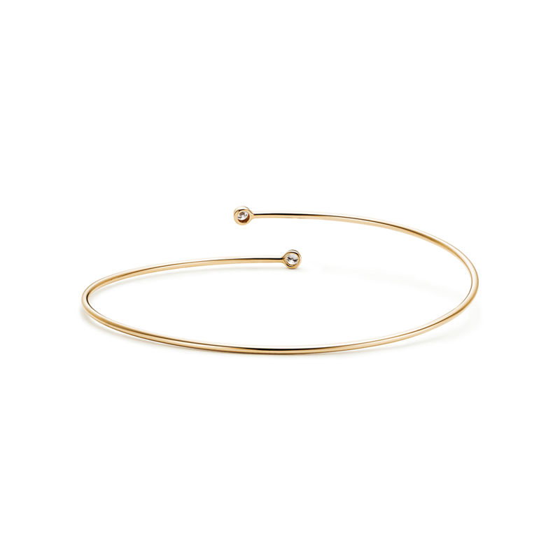 Tiffany & Co. Elsa Peretti® Pulsera de una vuelta Diamond Hoop Liquidación
