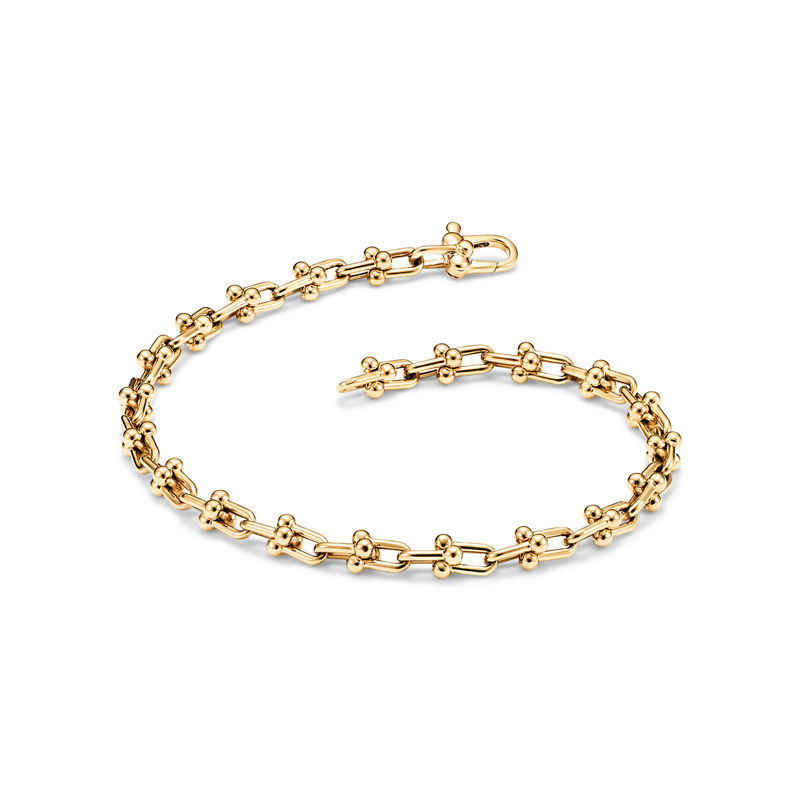 Tiffany & Co. Tiffany HardWear Pulsera de microeslabones de oro amarillo Tienda de fábrica