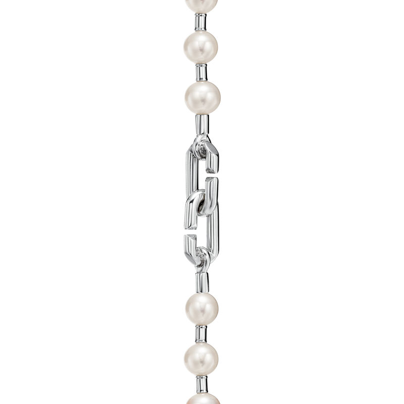 Tiffany & Co. Tiffany HardWear Pulsera de perla en plata 7-8 mm Descuento por venta flash