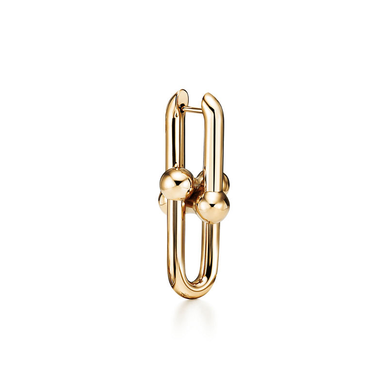Tiffany & Co. Tiffany HardWear Pendientes de eslabones grandes de oro amarillo Envío gratis