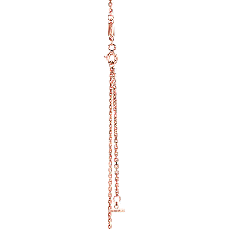 Tiffany & Co. Tiffany T Colgante Smile de oro rosa tamaño pequeño 2025