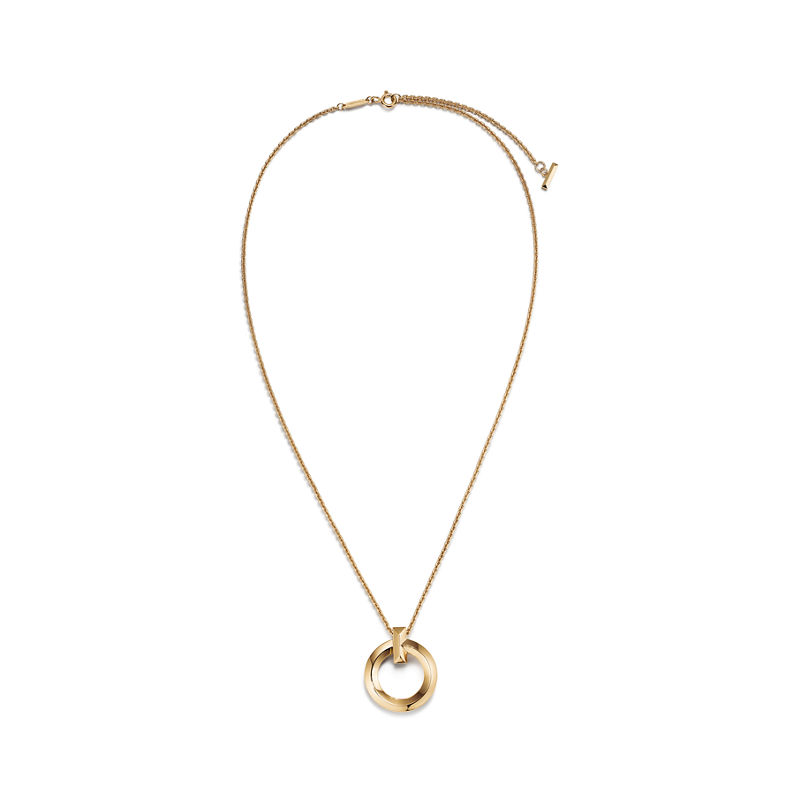 Tiffany & Co. Tiffany T T1 Colgante circular de oro amarillo tamaño pequeño En línea