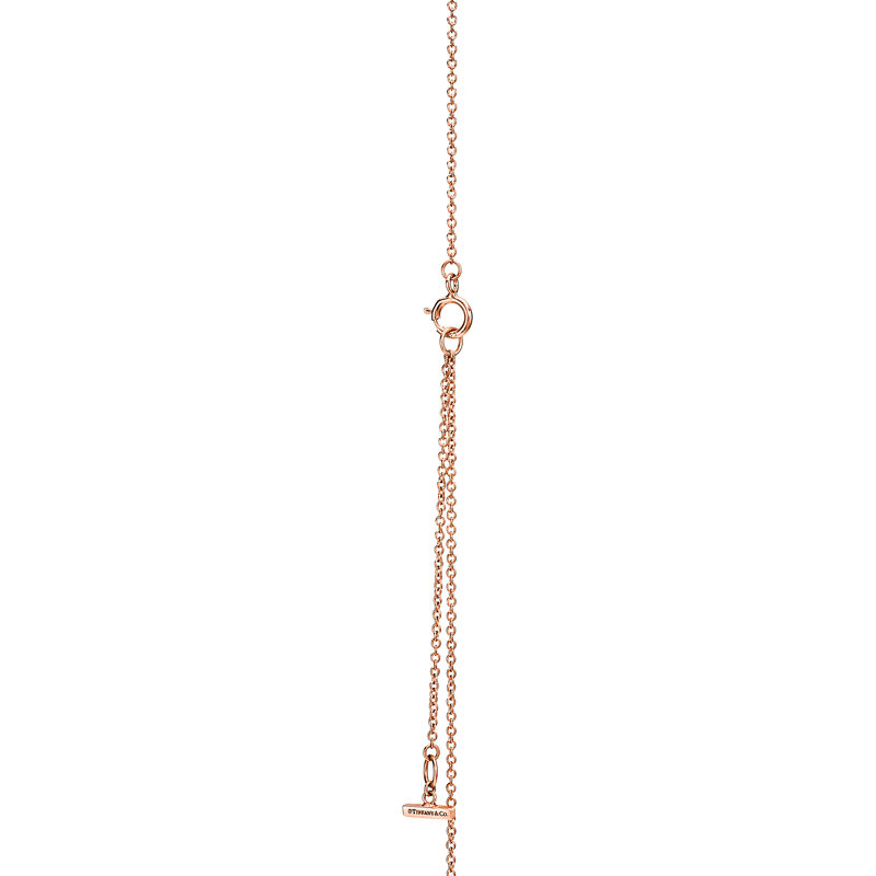 Tiffany & Co. Tiffany T Colgante circular de diamantes y nácar de oro rosa En oferta