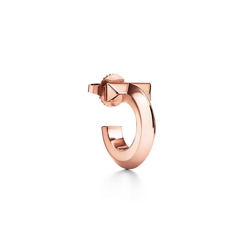 Tiffany & Co. Tiffany T Pendientes de aro T1 de oro rosa Los más vendidos
