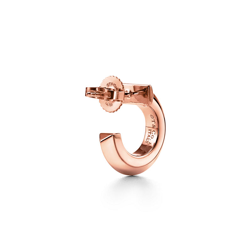 Tiffany & Co. Tiffany T Pendientes de aro T1 de oro rosa Los más vendidos