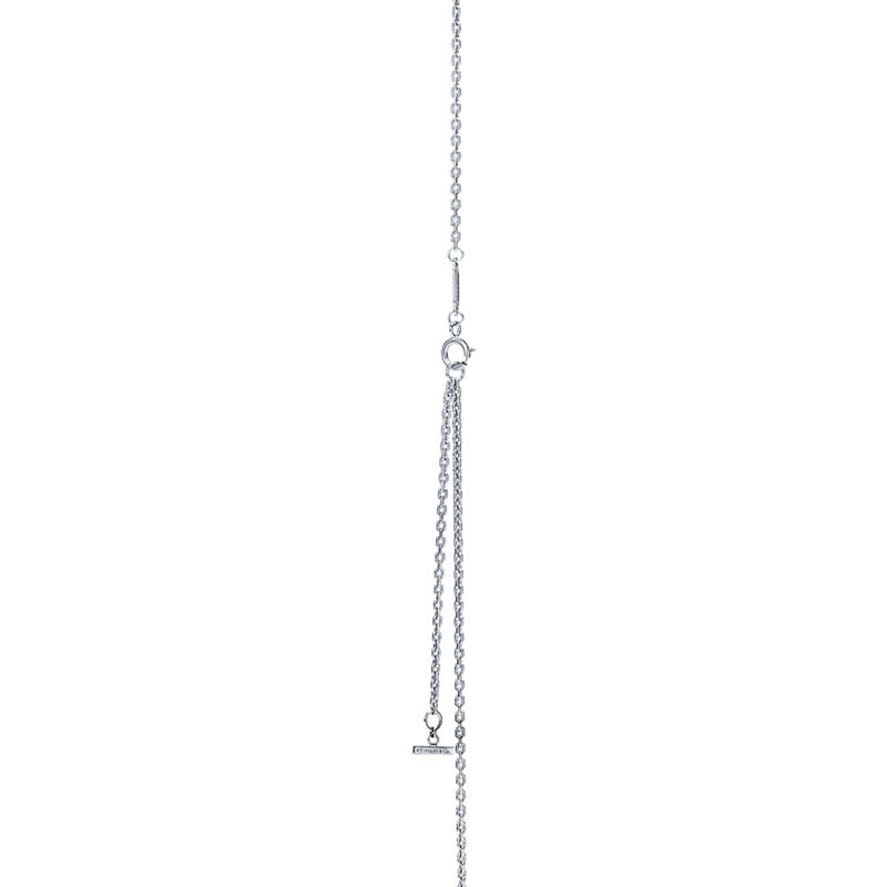 Tiffany & Co. Tiffany T Colgante Smile mediano de oro blanco con diamantes Ventas relámpago