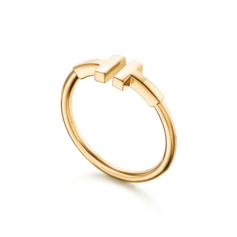 Tiffany & Co. Tiffany T Anillo Wire de oro amarillo Oferta especial