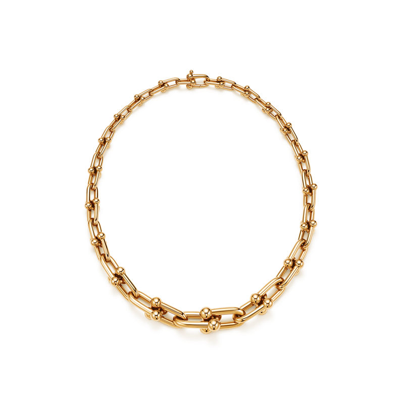 Tiffany & Co. Tiffany HardWear Collar de eslabones escalonados de oro amarillo Últimos 3 días