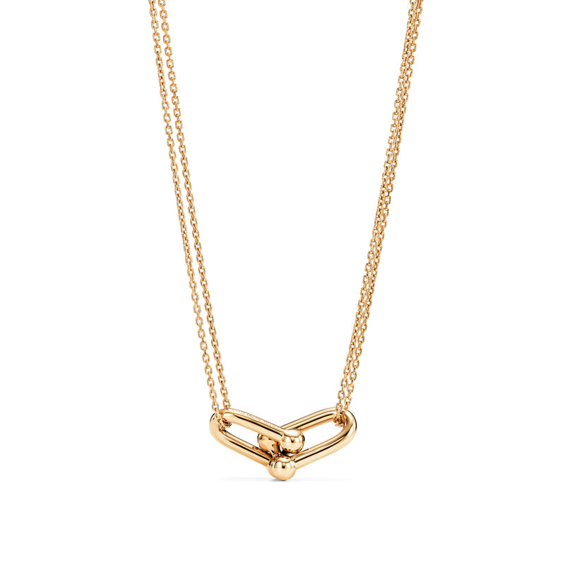Tiffany & Co. Tiffany HardWear Colgante de eslabones dobles grandes de oro amarillo ÚLTIMAS EDICIONES