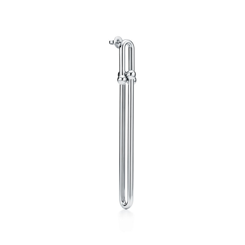 Tiffany & Co. Tiffany HardWear Pendientes de eslabones largos dobles de plata de ley Último día