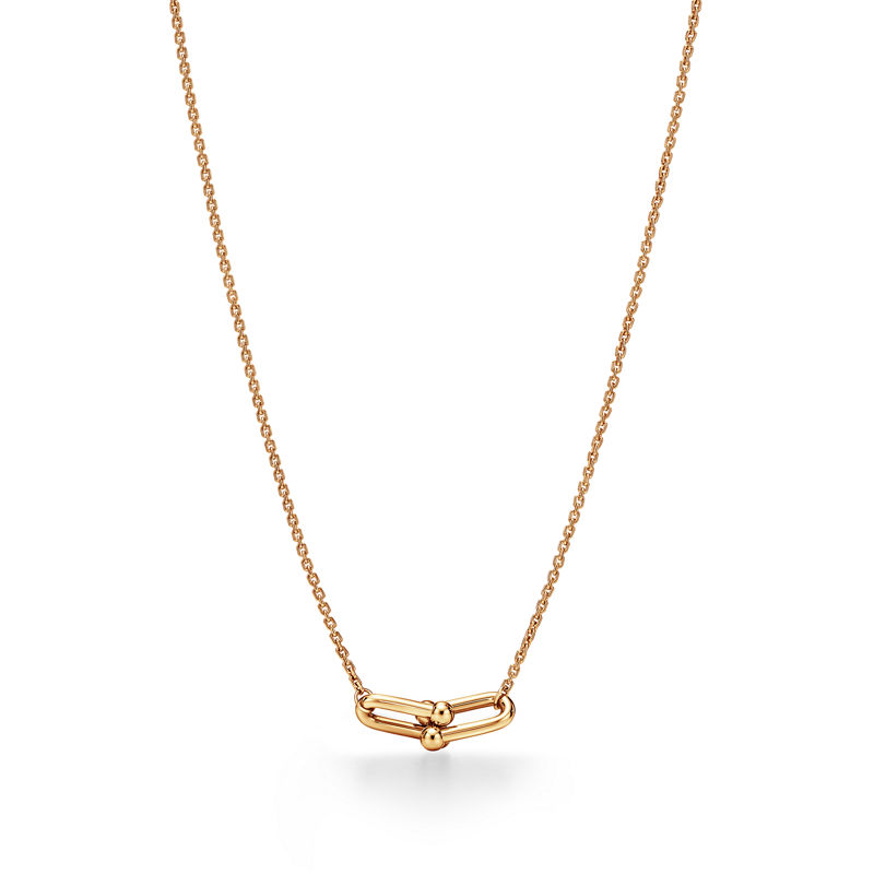 Tiffany & Co. Tiffany HardWear Colgante de eslabones dobles pequeños de oro amarillo