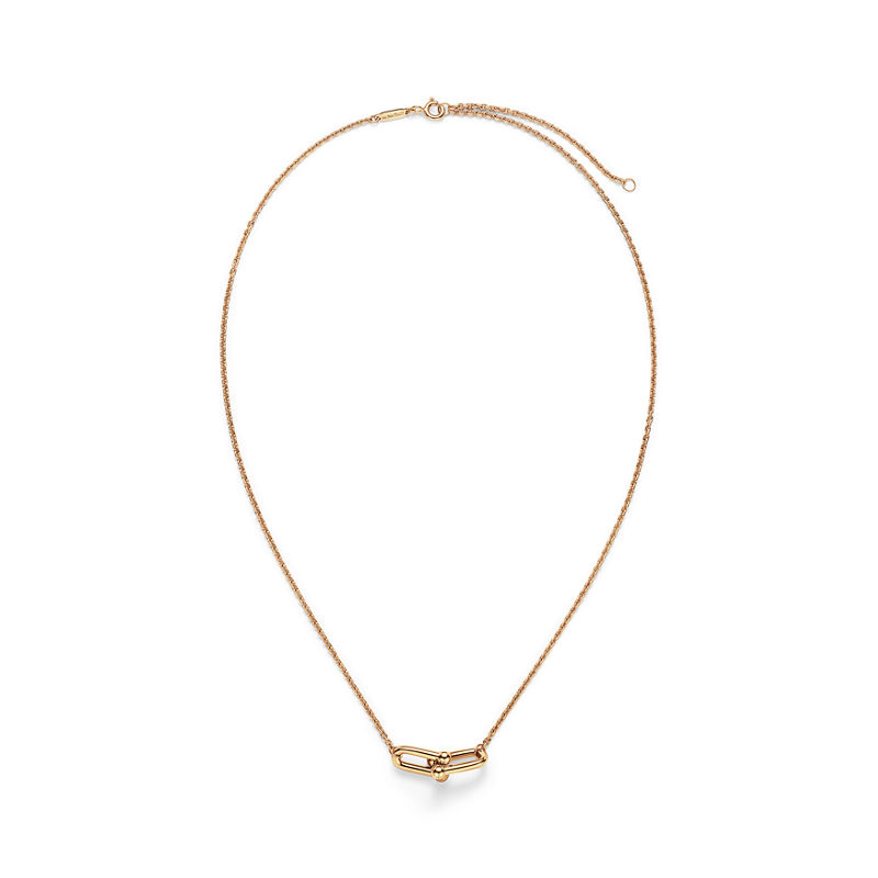Tiffany & Co. Tiffany HardWear Colgante de eslabones dobles pequeños de oro amarillo Solo hoy