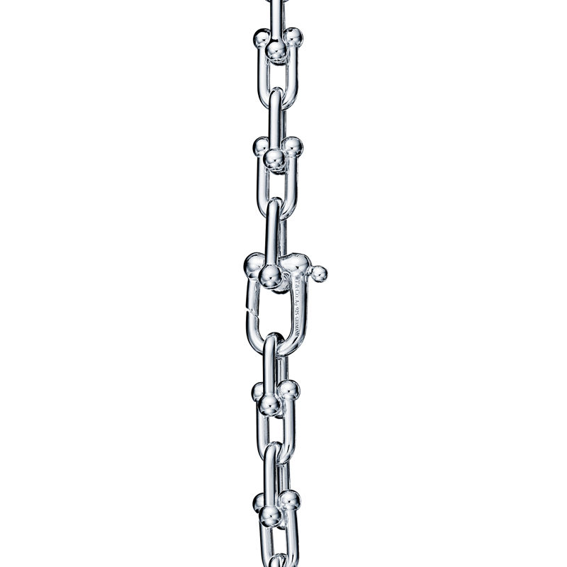 Tiffany & Co. Tiffany HardWear Pulsera de eslabones pequeños de plata de ley Tienda de fábrica