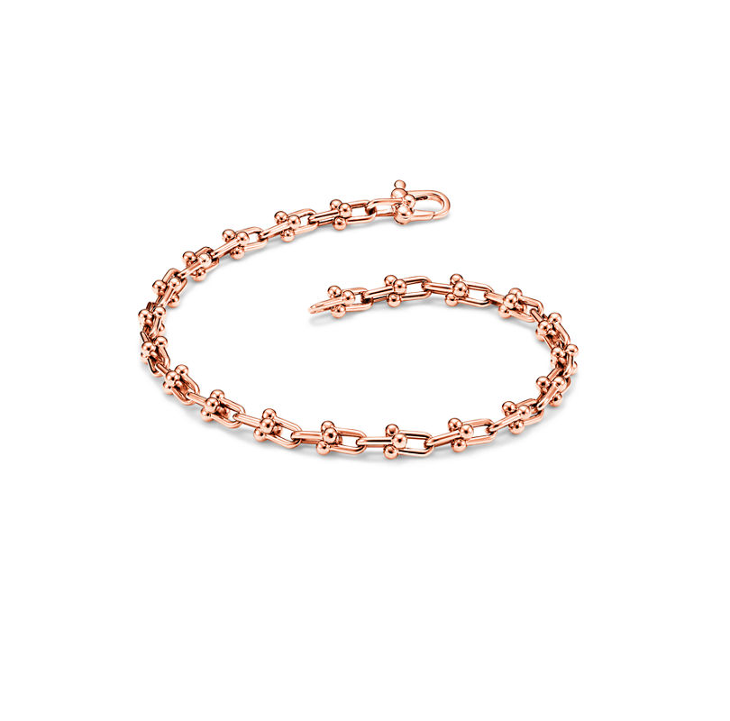 Tiffany & Co. Tiffany HardWear Pulsera de microeslabones de oro rosa Limitado a 3 días