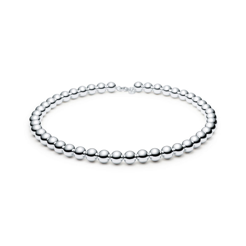 Tiffany & Co. Tiffany HardWear Collar de esferas de plata de ley Ahorra y exporta