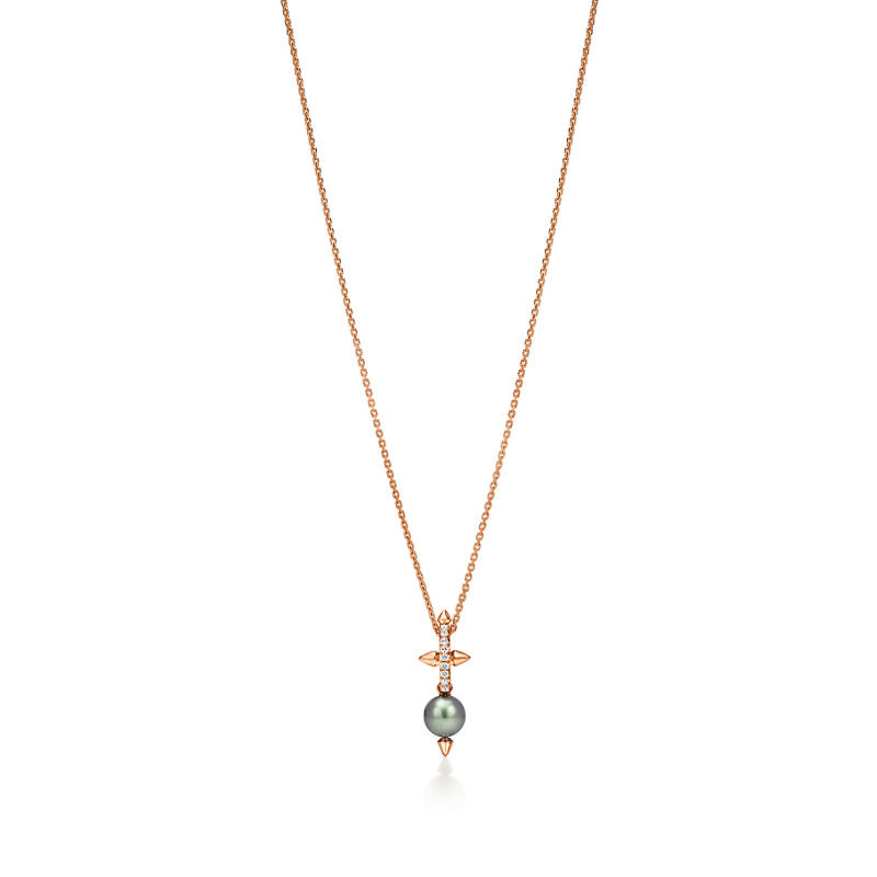 Tiffany & Co. Tiffany Titan by Pharrell Williams Colgante de perla de Tahití y oro con diamantes