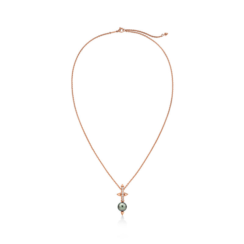 Tiffany & Co. Tiffany Titan by Pharrell Williams Colgante de perla de Tahití y oro con diamantes Descuentos del mes