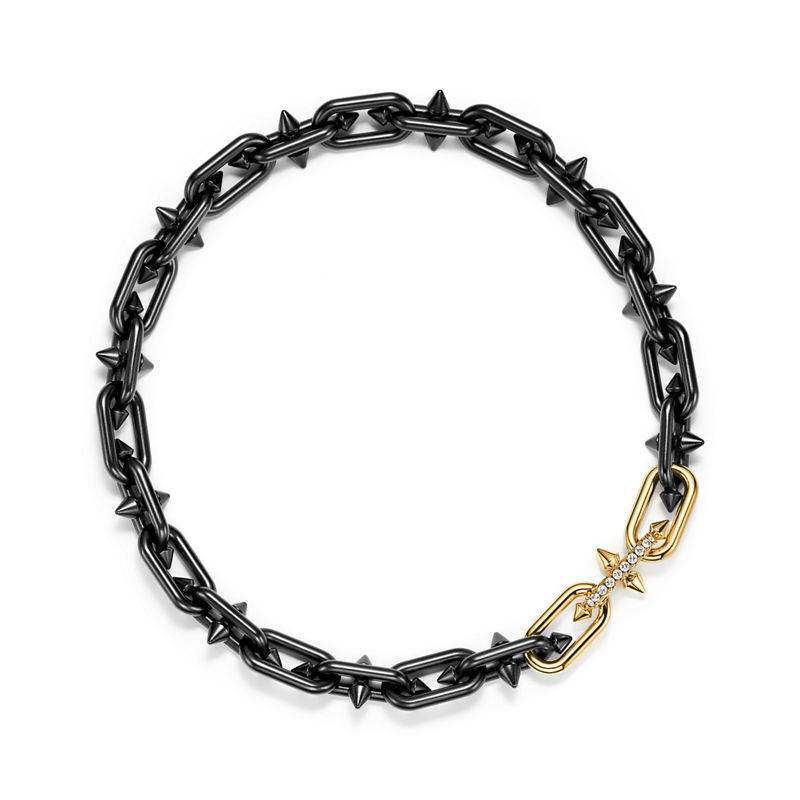 Tiffany & Co. Tiffany Titan by Pharrell Williams Collar de titanio oro y diamantes Oferta exclusiva