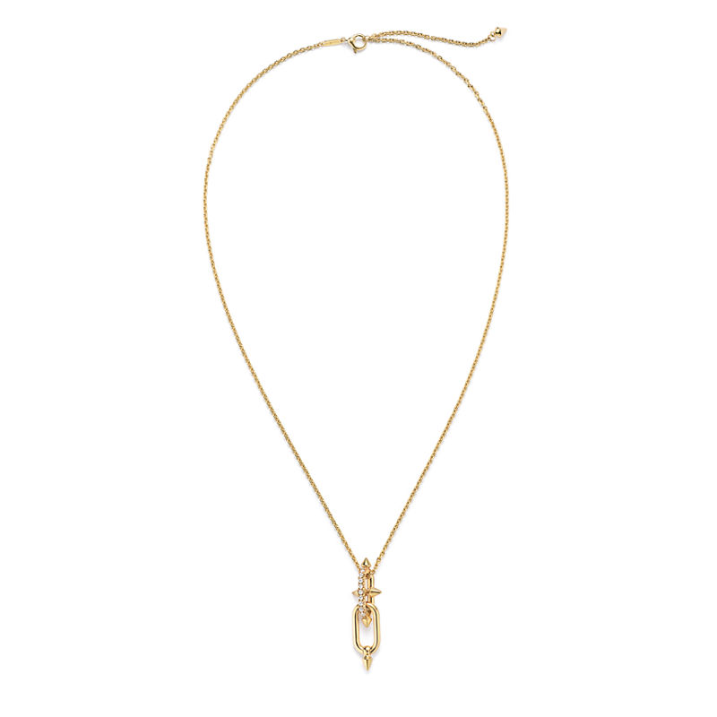 Tiffany & Co. Tiffany Titan by Pharrell Williams Colgante de oro amarillo con diamantes Descuento por venta flash